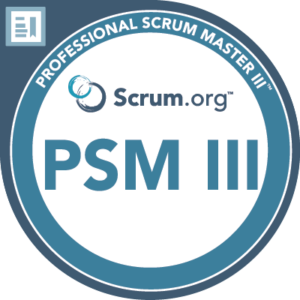 Professional Scrum Master III Certification