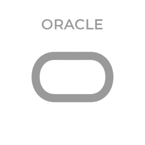 Oracle logo black bg - about