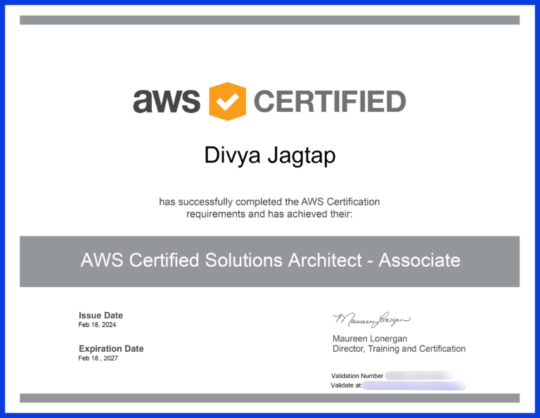 AWS Associate 4