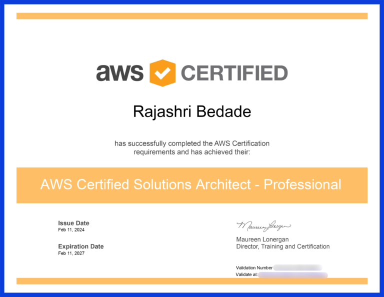 AWS Professional 1